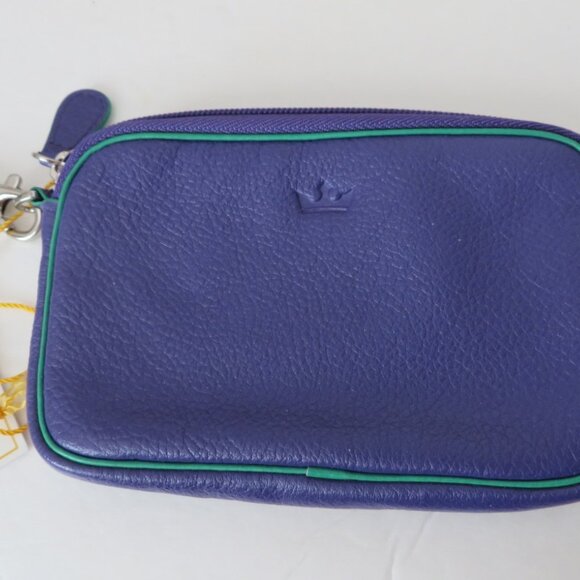 Baekgaard Purple Leather Zip Small Size - Picture 5 of 8